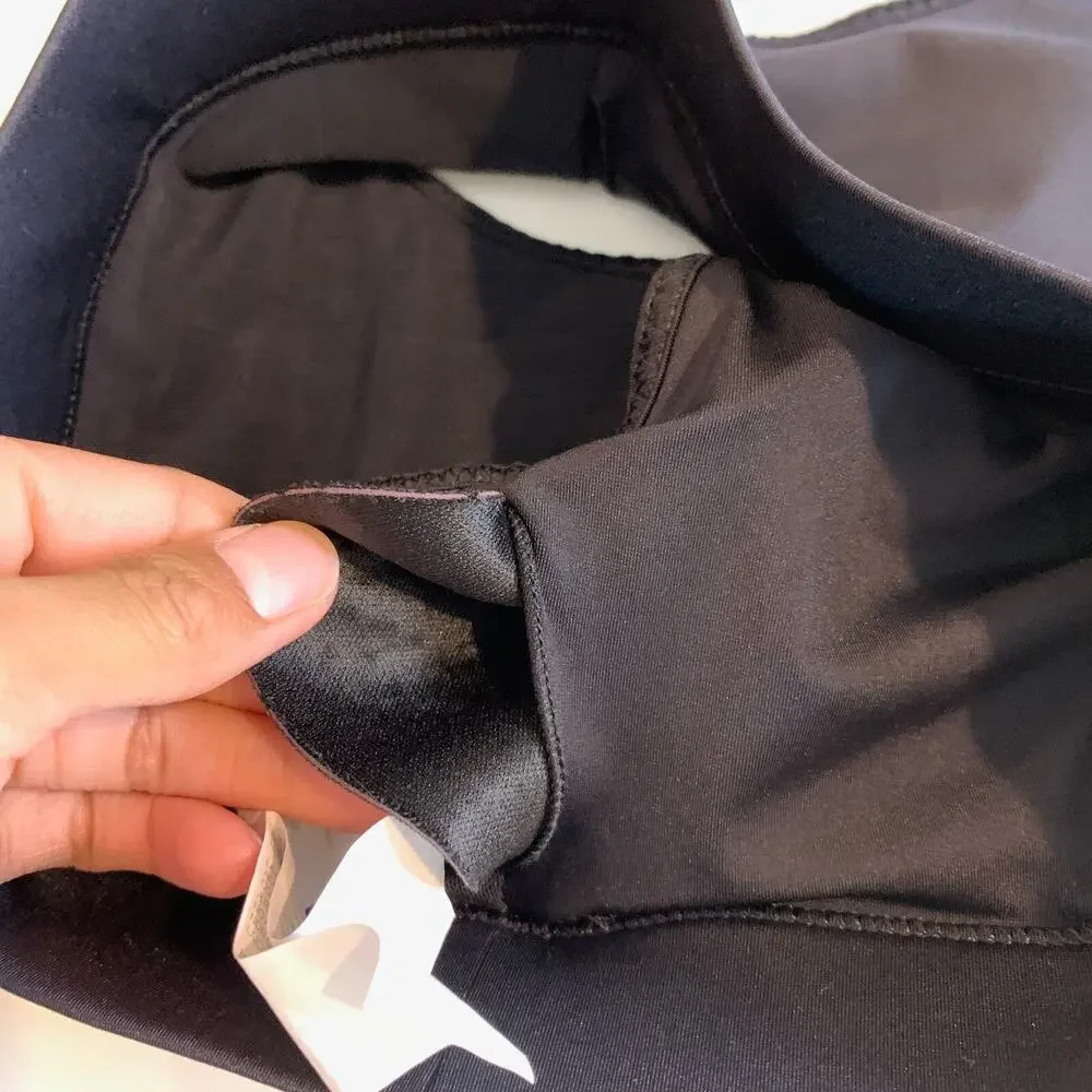 Fabletics Sports Bra Women XS Extra Small Black Trinity High Impact Padded‎